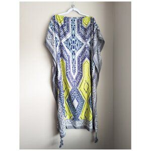 Tropiko colorful abstract print pullover kaftan